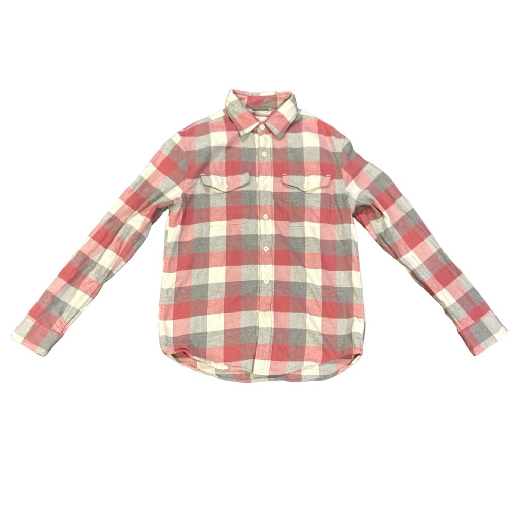 American Eagle Men’ Size Small Super Soft Plaid Patterned Long‎ Sleeve Button Up